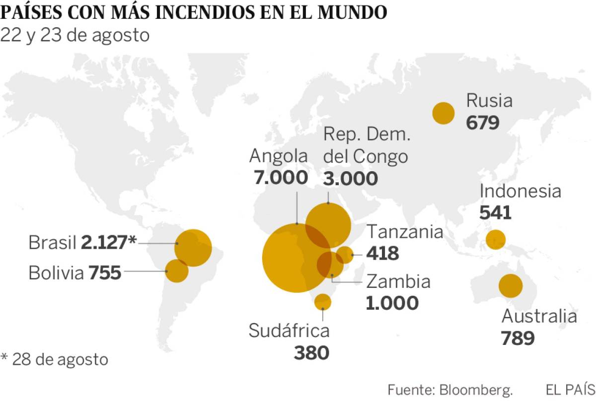 África arde más que la Amazonia | Sociedad | EL&nbsp;PAÍS