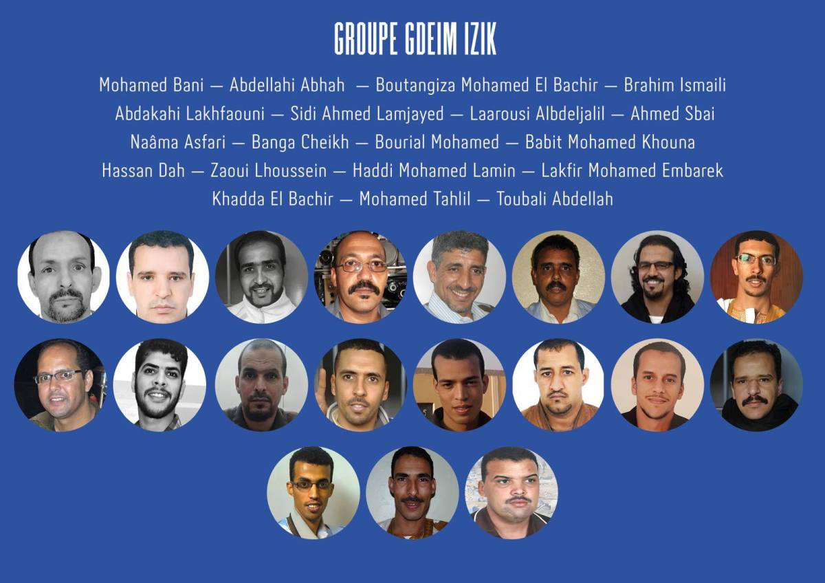 Los presos políticos saharauis del grupo Gdeim Izik – Victoria G.&nbsp;Corera